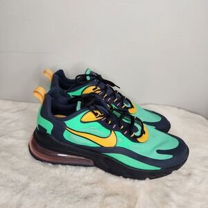 Nike Air Max 270 React Electro Green Yellow Ochre-Obsidian AO4971 300 Shoe M 12